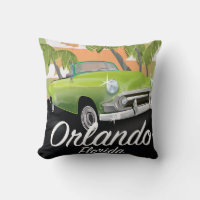 Orlando Florida vintage travel poster