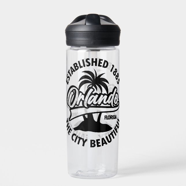 Orlando,Florida Water Bottle (Front)