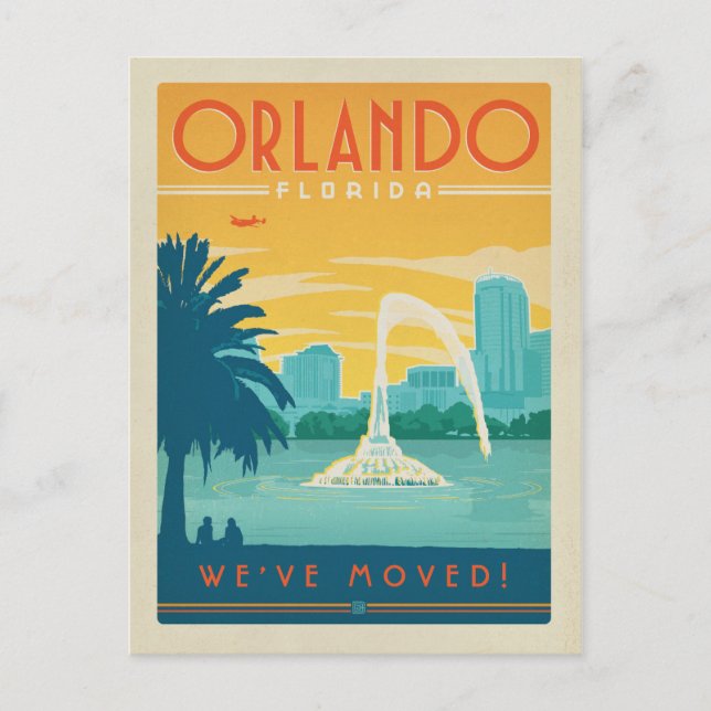 Orlando, Florida | We've Moved Invitation Postcard (Front)