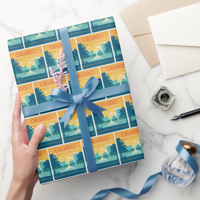 Orlando Florida Wrapping Paper (Gifting)