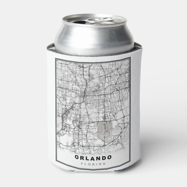 Orlando Map Can Cooler (Can Front)