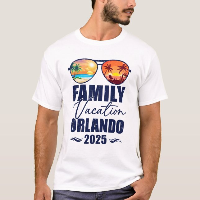 Orlando Matching Family Vacation 2025 Making Memor T-Shirt (Front)