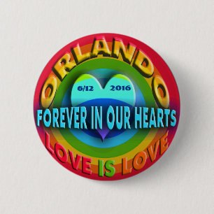 Orlando Memorial 6 Cm Round Badge