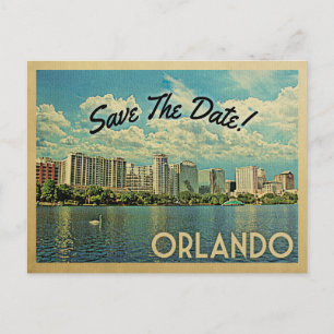 Orlando Save The Date Florida Announcement Postcard
