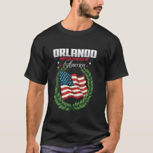 Orlando United States of America Flag T-Shirt