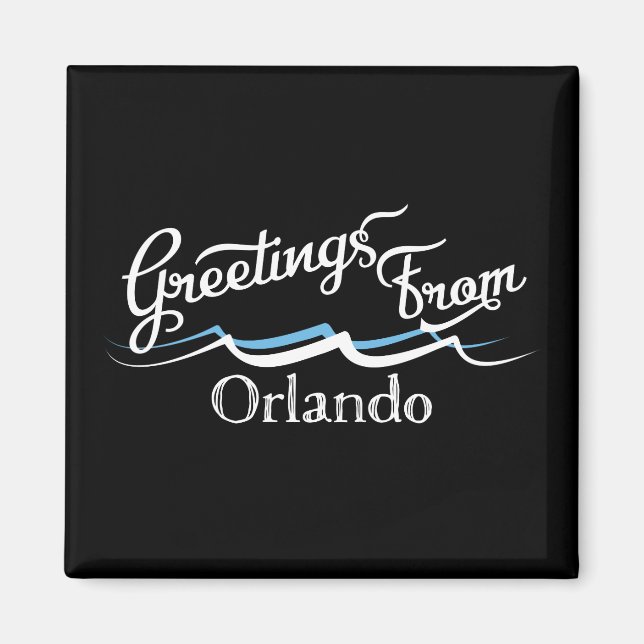 Orlando Water Waves Magnet (Front)