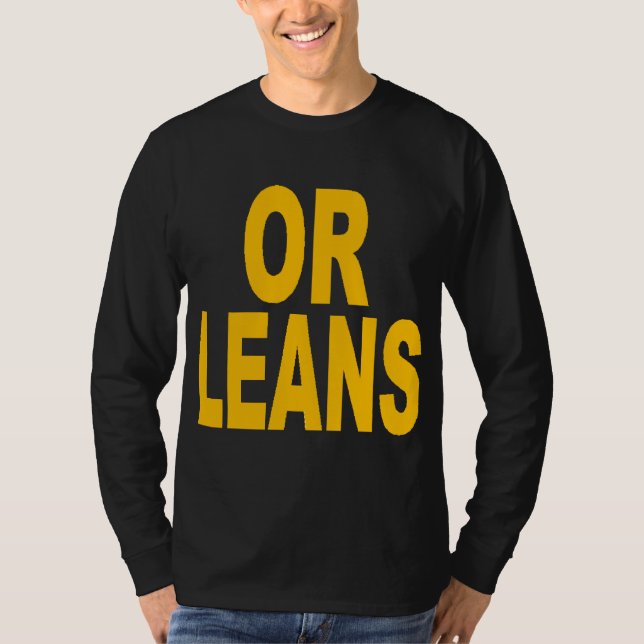 ORLEANS black T-shirt (Front)
