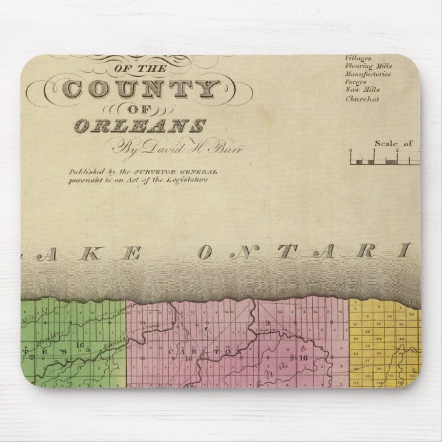 Orleans County Mouse Pad (Front)