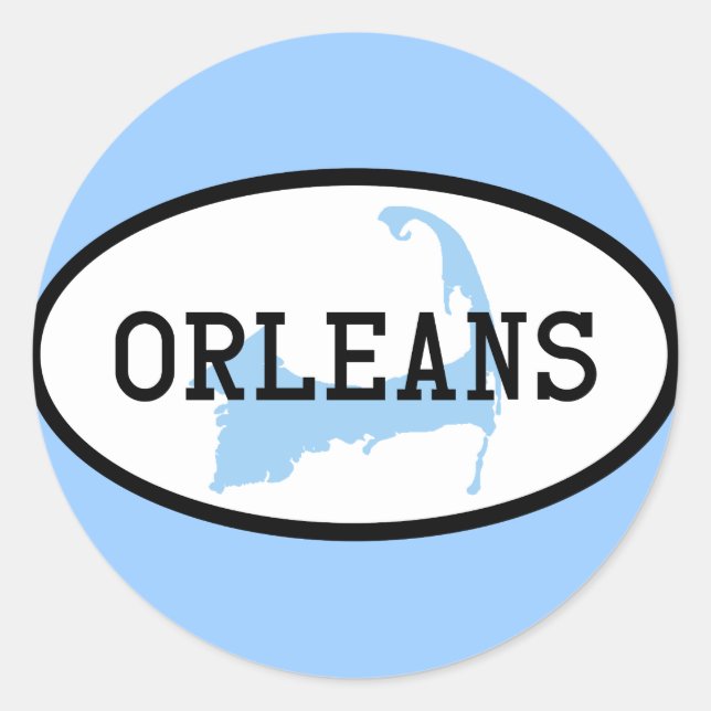 Orleans, MA Cape Cod Sticker (Front)