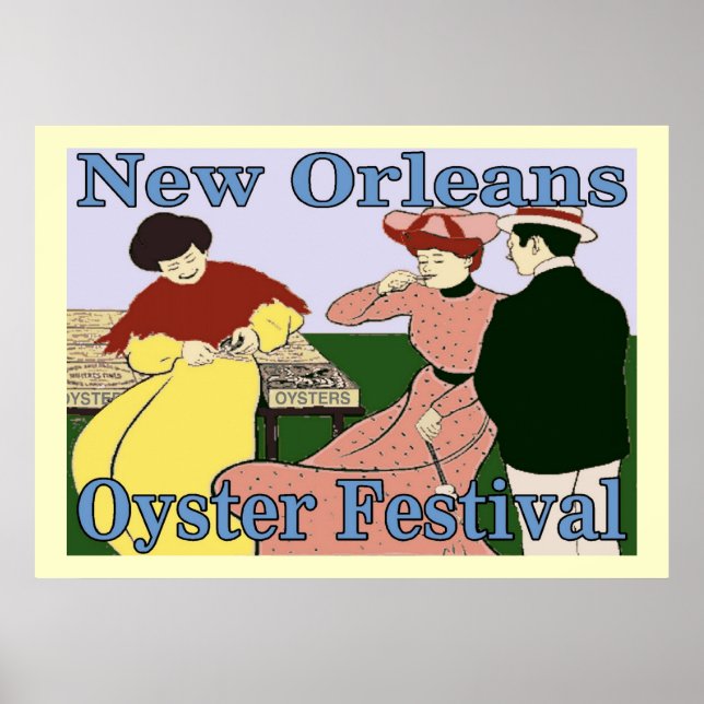 Orleans Oyster Festival Poster (Front)