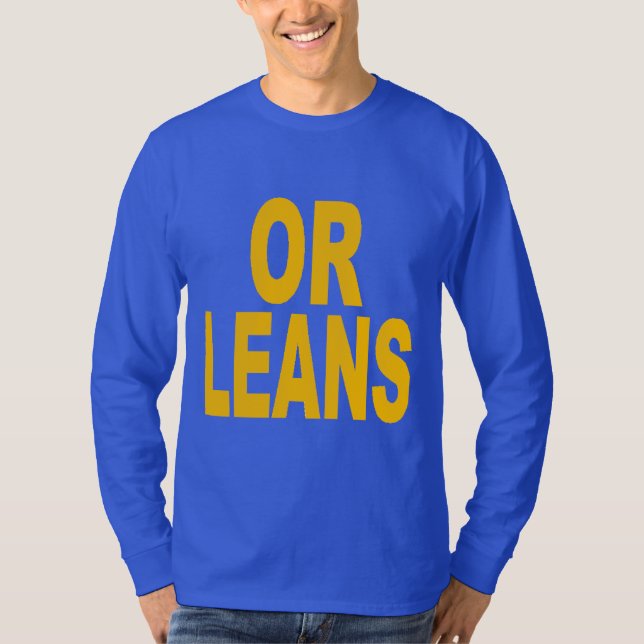 ORLEANS royal blue T-shirt (Front)