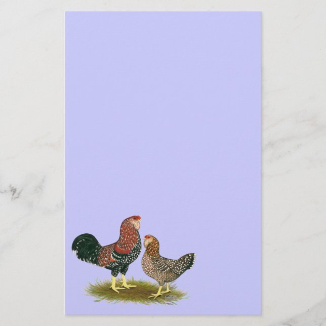 Orloff:  Spangled Pair Stationery (Front)