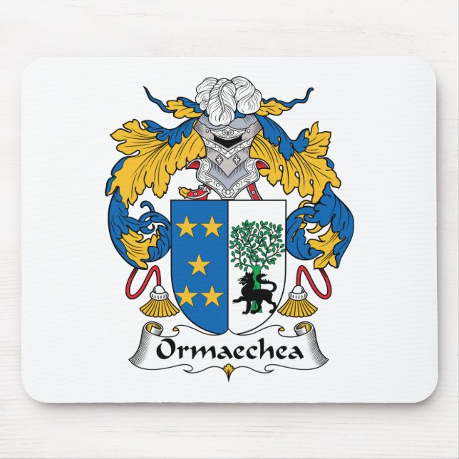 Ormaechea Family Crest Mouse Pad (Front)