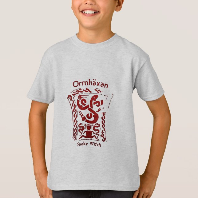 Ormhäxan Snake Witch Rune T-Shirt (Front)