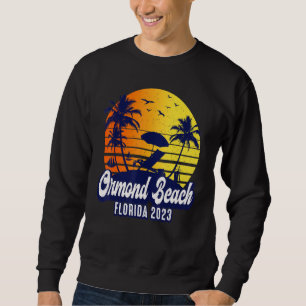 Ormond Beach 2023 Florida Sunset Beach Retro Sweatshirt
