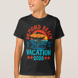 Ormond Beach Florida 2026 Family Vacation Beach Su T-Shirt