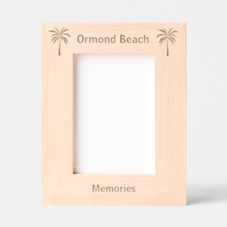 Ormond Beach Florida Laser Engraved frame