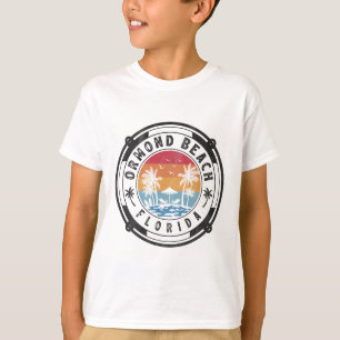 Ormond Beach Florida Summer Vacation Vintage Sunse T-Shirt