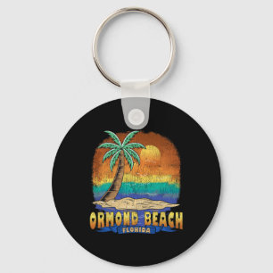 Ormond Beach Florida Vintage Distressed Souvenir Key Ring