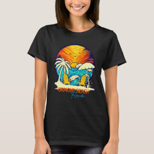 Ormond Beach Sunset Florida Vacation Couples Famil T-Shirt