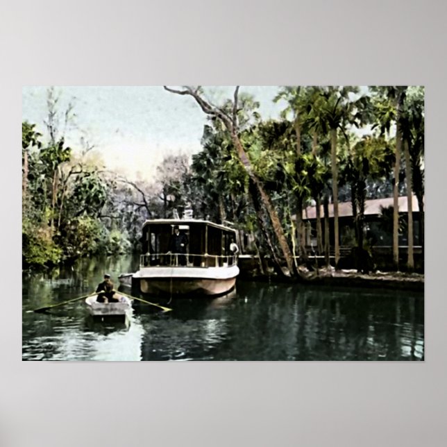 Ormond, Florida Tourist Excursion Boat Poster (Front)