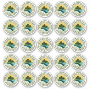 Ormond Scenic Loop Sticker Sheet - Set of 25