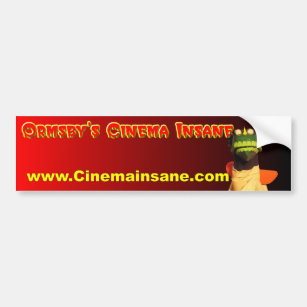 Ormsby's Cinema Insane Bumper Sticker