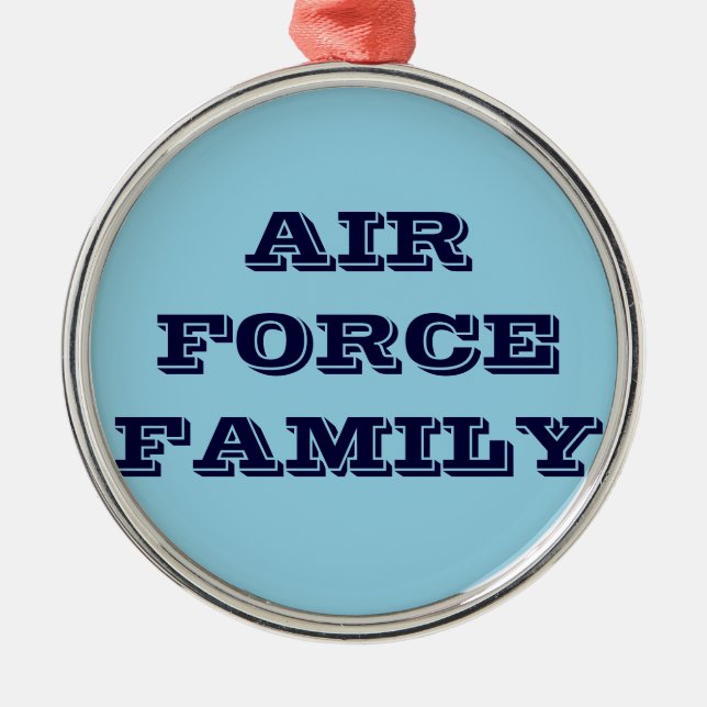 Ornament Air Force Family (Front)