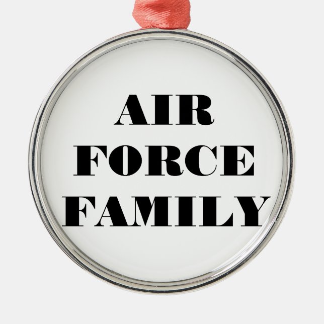 Ornament Air Force Family (Front)