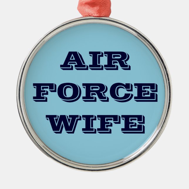 Ornament Air Force Wife (Front)