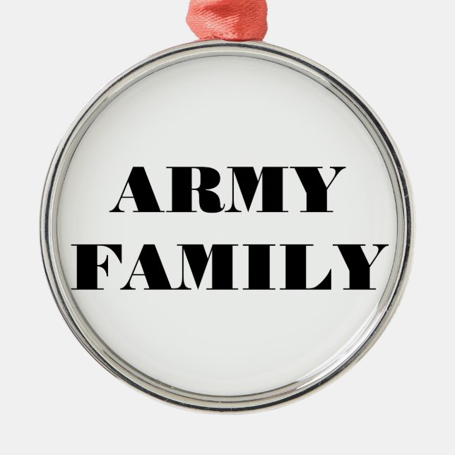 Ornament Army Family (Front)