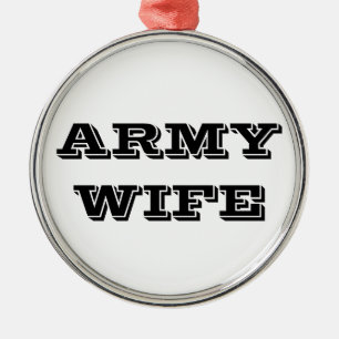 Ornament Army Wife