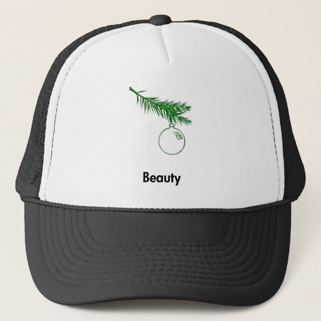 Ornament Beauty Trucker Hat (Front)