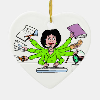 ornament, best, secretary, christmas ceramic tree decoration