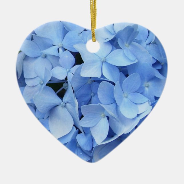 Ornament - Blue Hydrangeas (Front)