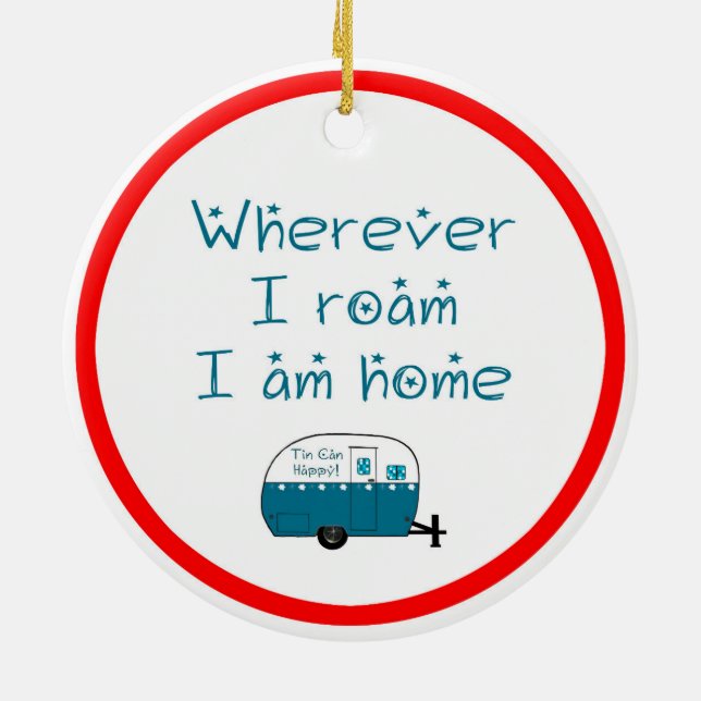 ORNAMENT Christmas Camper (Back)