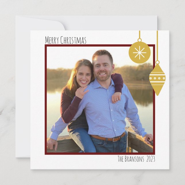 Ornament Christmas Card (Front)