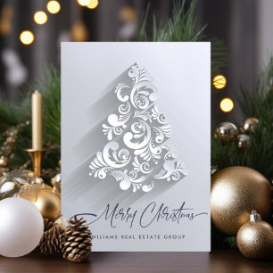 Ornament Christmas Tree Corporate Greeting Holiday Card