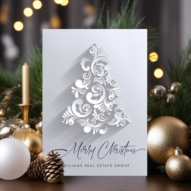 Ornament Christmas Tree Corporate Greeting Holiday Card (Creator Uploaded)