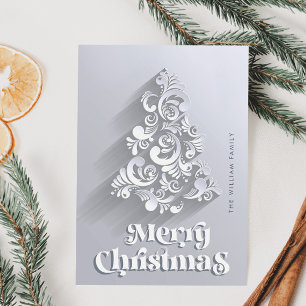 Ornament Christmas Tree Greeting Holiday Postcard