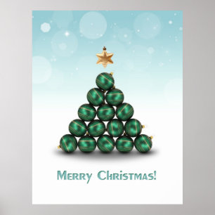 Ornament Christmas Tree - Poster