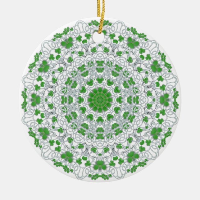 Ornament - Clover Kaleidoscopic 2 (Front)