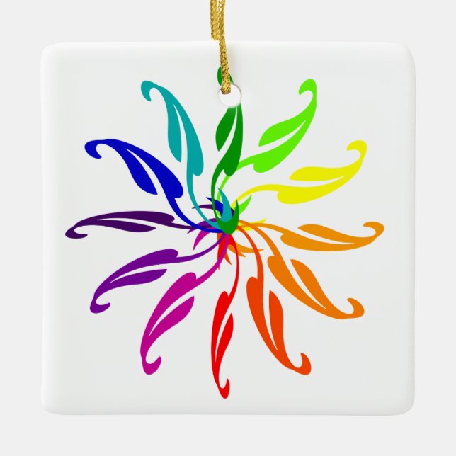 Ornament - Colour Wheel Leaves (Front)