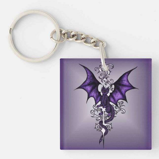 Ornament Dragon Key Ring (Front)