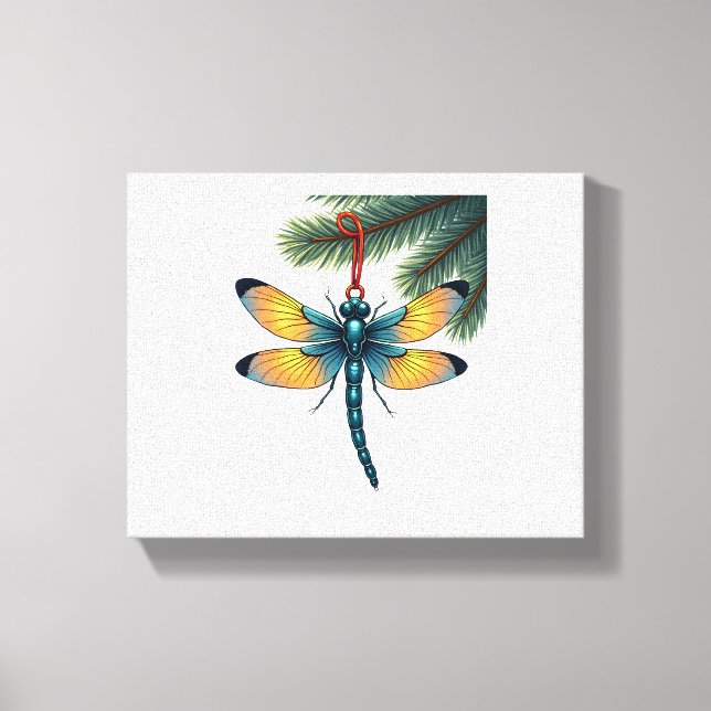 Ornament Dragonfly Canvas Print (Front)