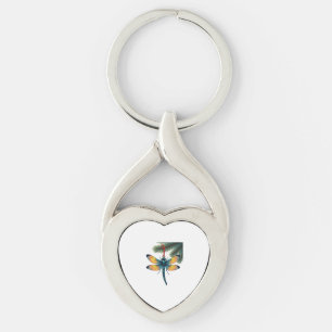 Ornament Dragonfly Key Ring