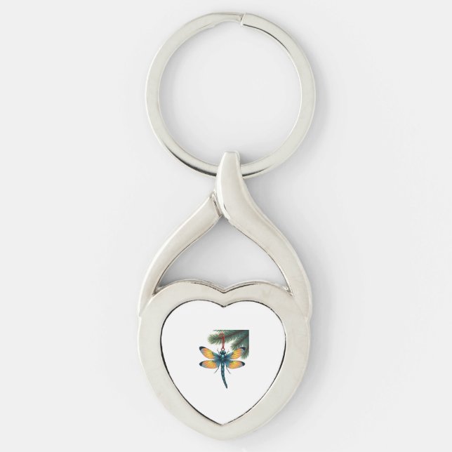 Ornament Dragonfly Key Ring (Front)
