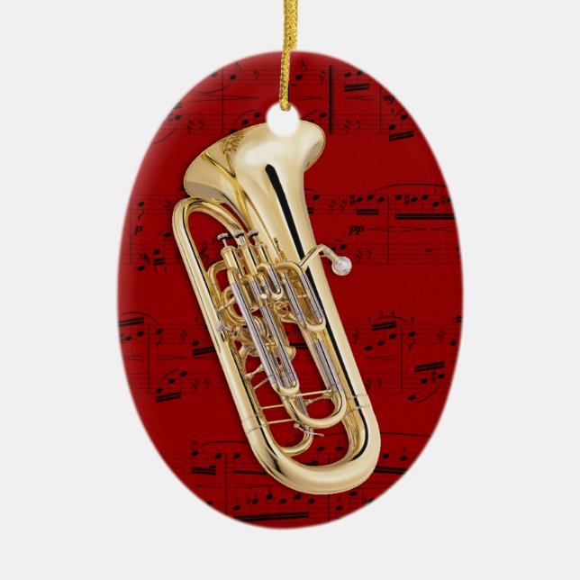 Ornament - Euphonium - Pick your colour (Front)