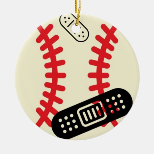 Ornament for injured sports fan (Front)