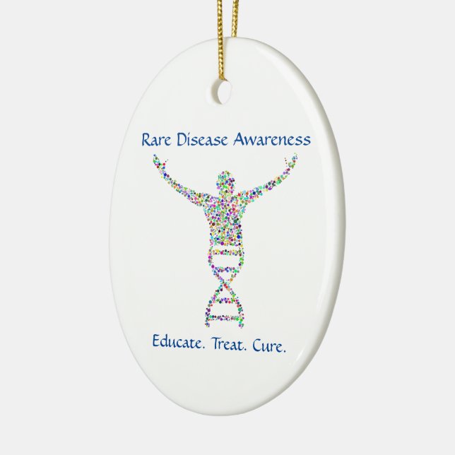 Ornament for rare disease awareness (Left)